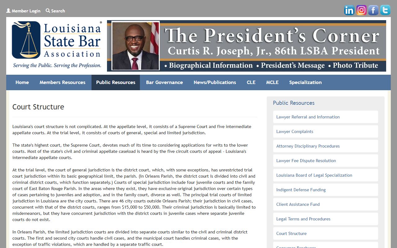 Tangipahoa Parish Clerk of Court Louisiana court structure explainer